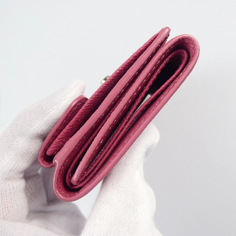 【中古】agnes b. | アニエスベー aurore 長財布 NW03-03 ピンク