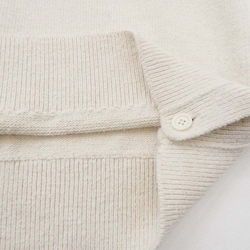 【中古】YOKE | ヨーク COTTON CREWNECK VEST ベスト YK22SS0351S アイボリー サイズ:3