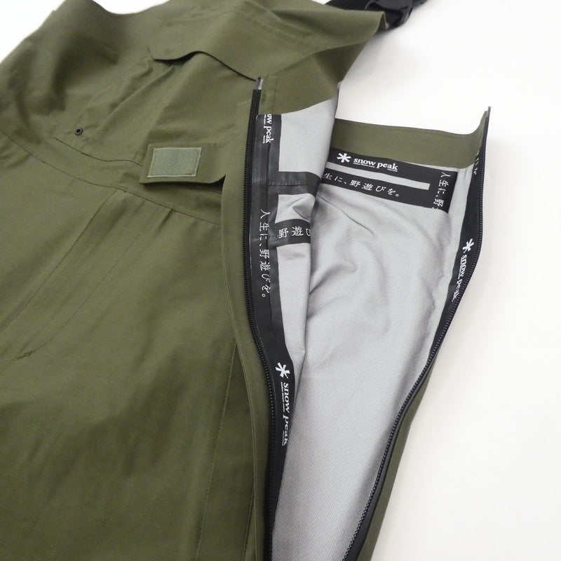 【中古】Snow Peak | スノーピークスノウピーク TAKIBI Overalls オーバーオール AL-19AU001 カーキ サイズ:S