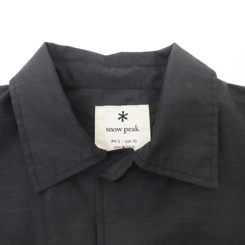 【中古】Snow Peak | スノーピークスノウピーク TAKIBI FR JACKET その他アウター JK-19SU007 チャコールグレー サイズ:S