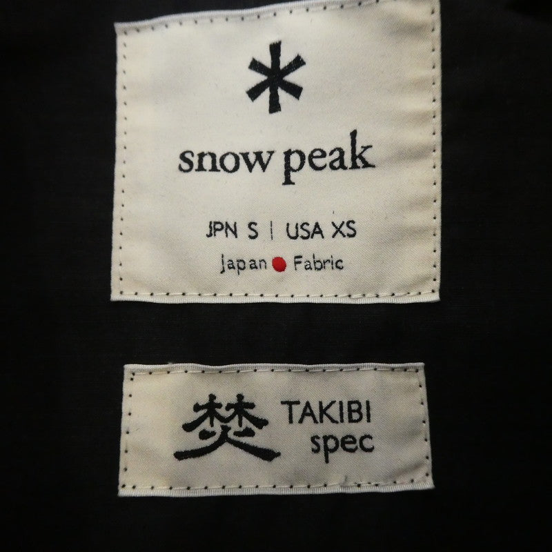 【中古】Snow Peak | スノーピークスノウピーク TAKIBI FR JACKET その他アウター JK-19SU007 チャコールグレー サイズ:S