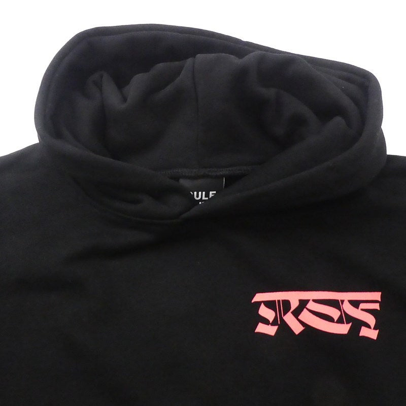 【中古】 RLTFT CRUMBLE SLEEVE LOGO HOODIE パーカー ブラック
