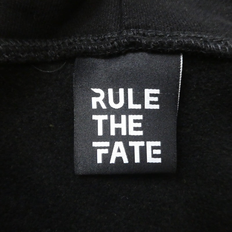 【中古】 RLTFT CRUMBLE SLEEVE LOGO HOODIE パーカー ブラック