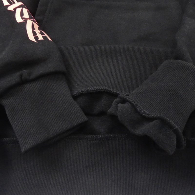 【中古】 RLTFT CRUMBLE SLEEVE LOGO HOODIE パーカー ブラック
