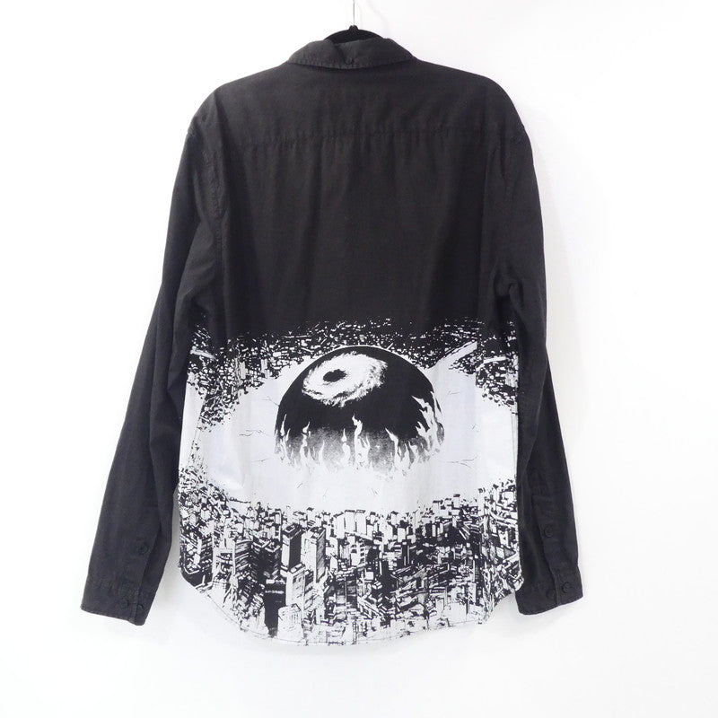【中古】MISHKA | ミシカ DYSTOPIA LS BUTTON UP 長袖シャツ ブラック サイズ:M
