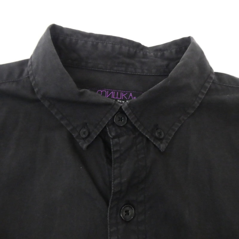 【中古】MISHKA | ミシカ DYSTOPIA LS BUTTON UP 長袖シャツ ブラック サイズ:M