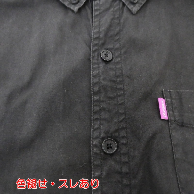 【中古】MISHKA | ミシカ DYSTOPIA LS BUTTON UP 長袖シャツ ブラック サイズ:M