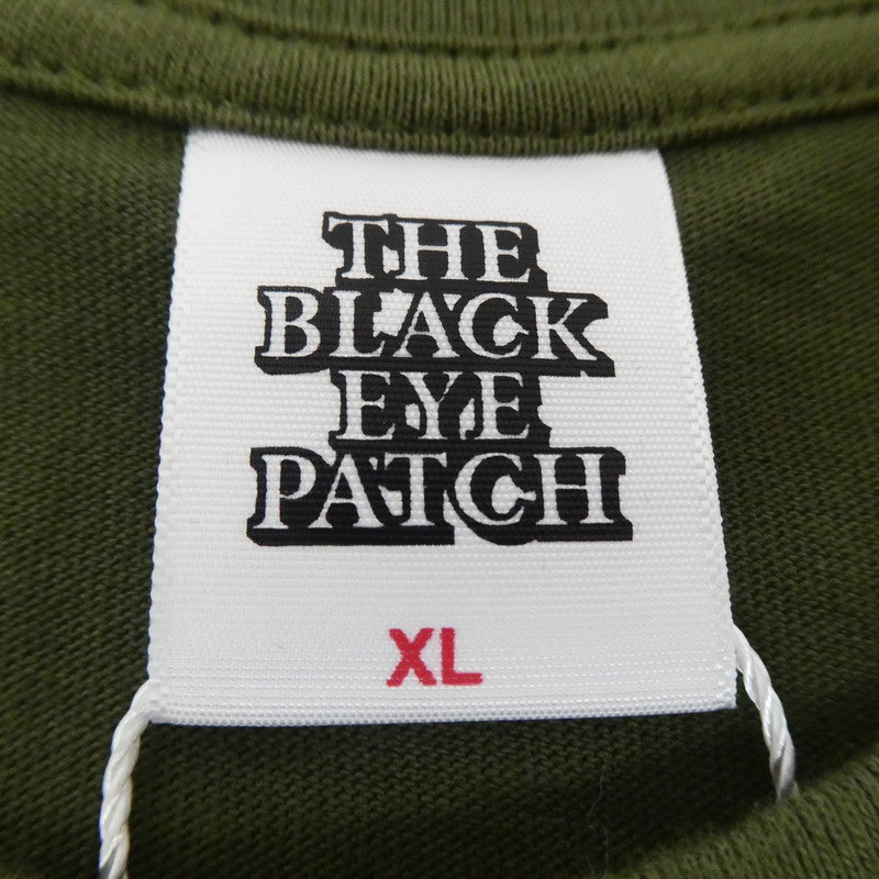 【中古】BlackEyePatch | ブラックアイパッチ HANDLE WITH CARE TEE 半袖Tシャツ BEPFW21TE20 オリーブ サイズ:XL