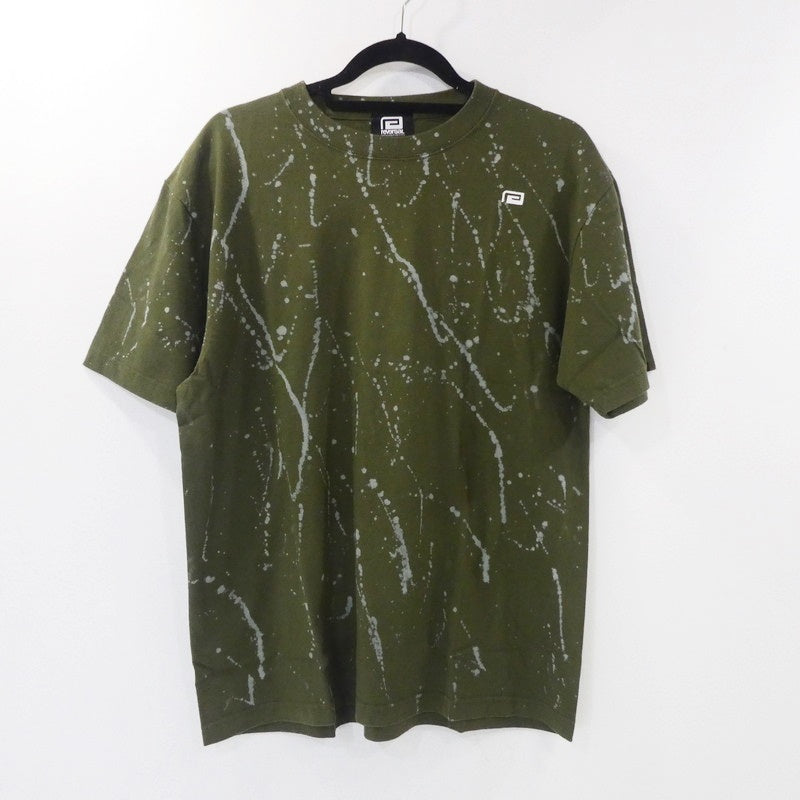 【中古】reversal | リバーサル BLEACH OVERSIZED TEE 半袖Tシャツ rv23ss006 オリーブ サイズ:M