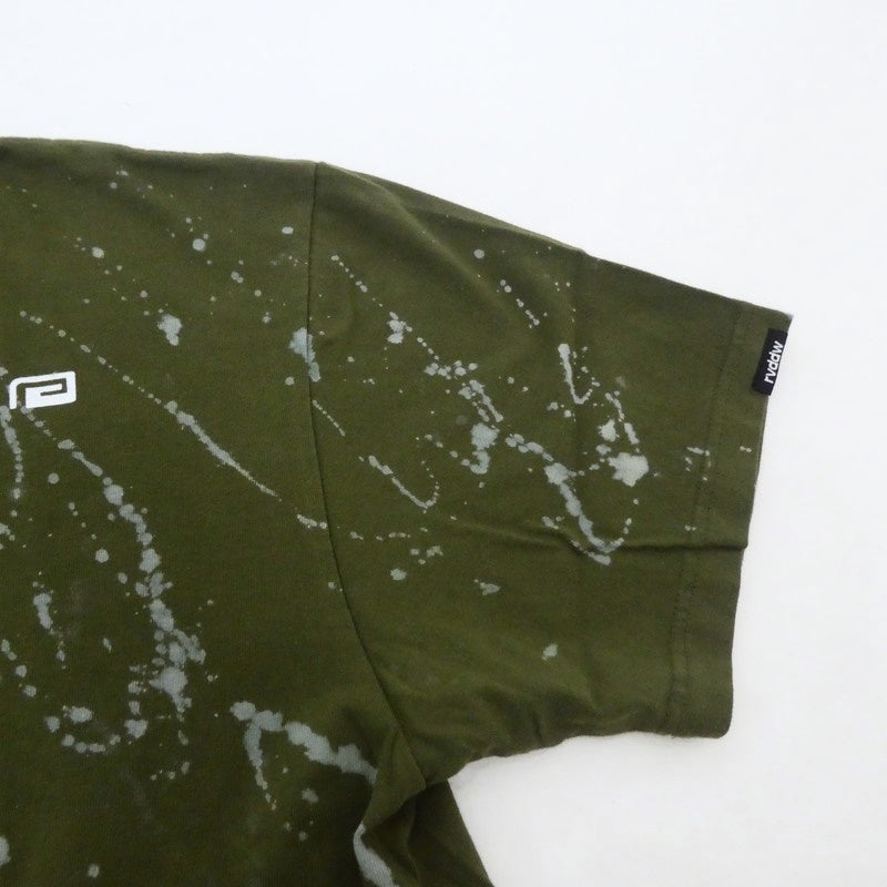 【中古】reversal | リバーサル BLEACH OVERSIZED TEE 半袖Tシャツ rv23ss006 オリーブ サイズ:M