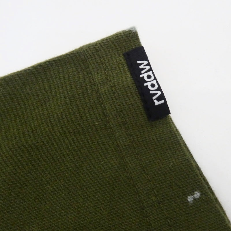 【中古】reversal | リバーサル BLEACH OVERSIZED TEE 半袖Tシャツ rv23ss006 オリーブ サイズ:M