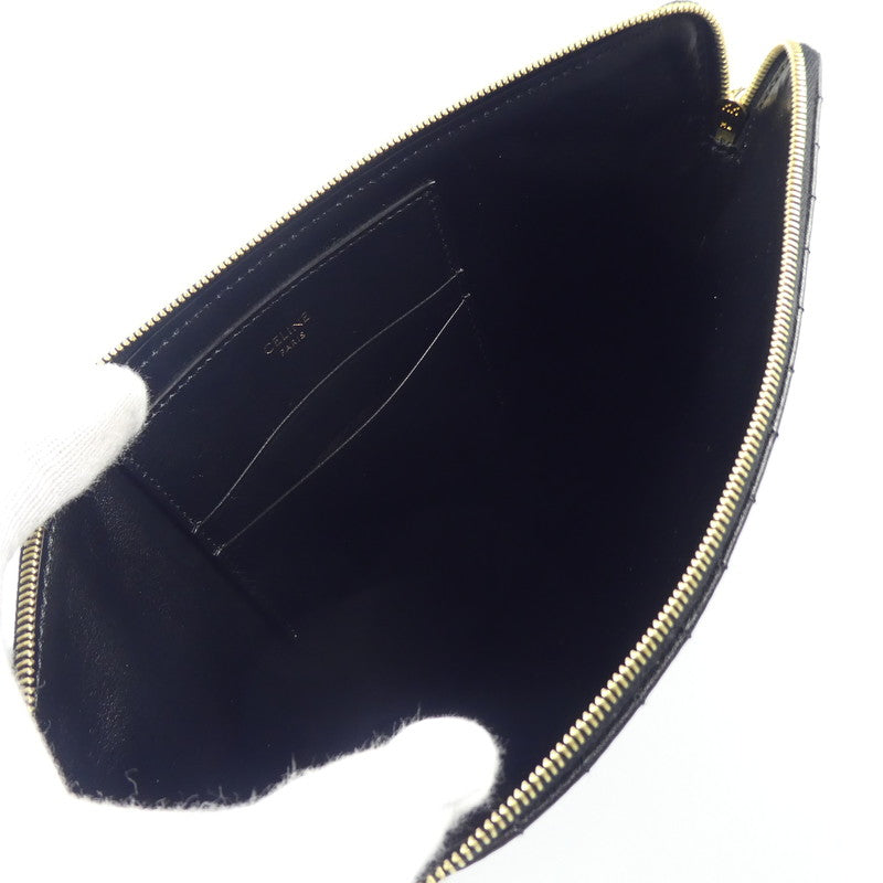 【中古】CELINE | セリーヌ Cチャームラージポーチ クラッチバッグ 10B813BFL.38NO