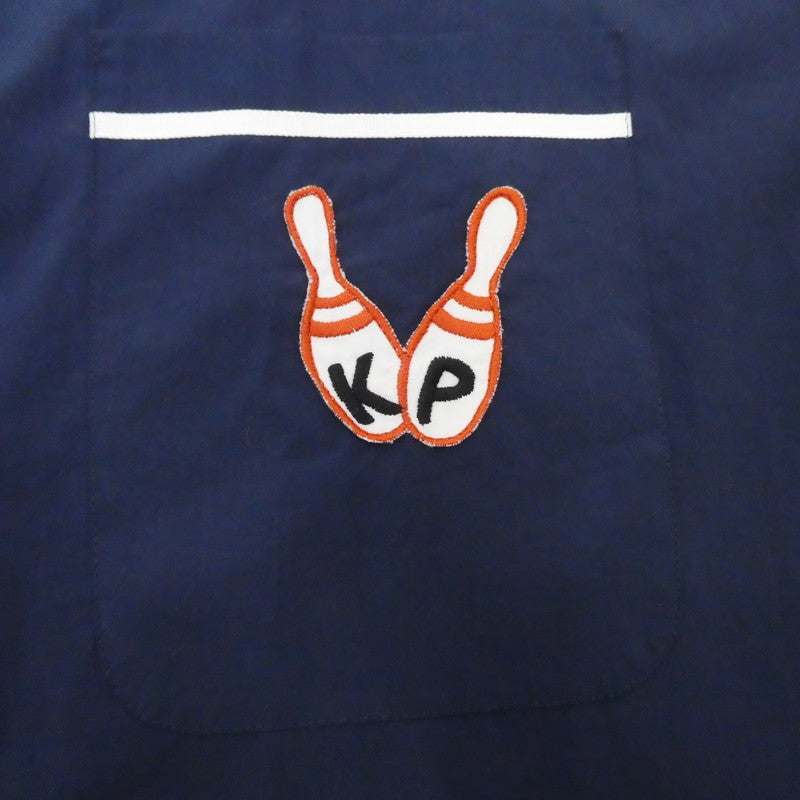 【中古】KENZO | ケンゾー BOWLING ELEPHANT HAWAIAN SHIRT 半袖シャツ FD55CH1135DE ネイビー サイズ:M