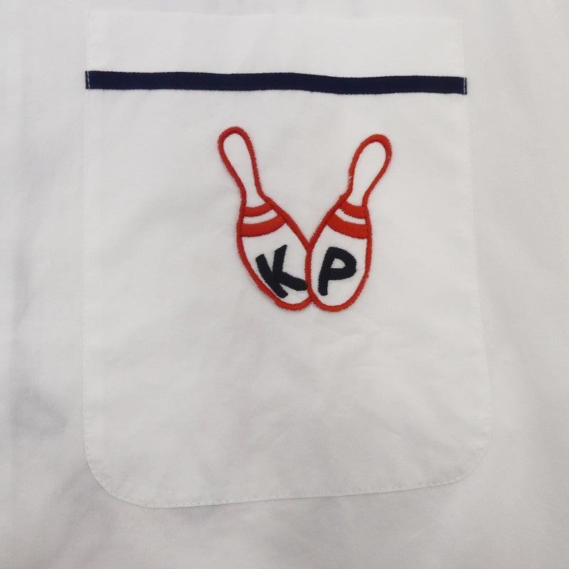 【中古】KENZO | ケンゾー BOWLING ELEPHANT HAWAIAN SHIRT 半袖シャツ FD55CH1135DE ホワイト サイズ:S