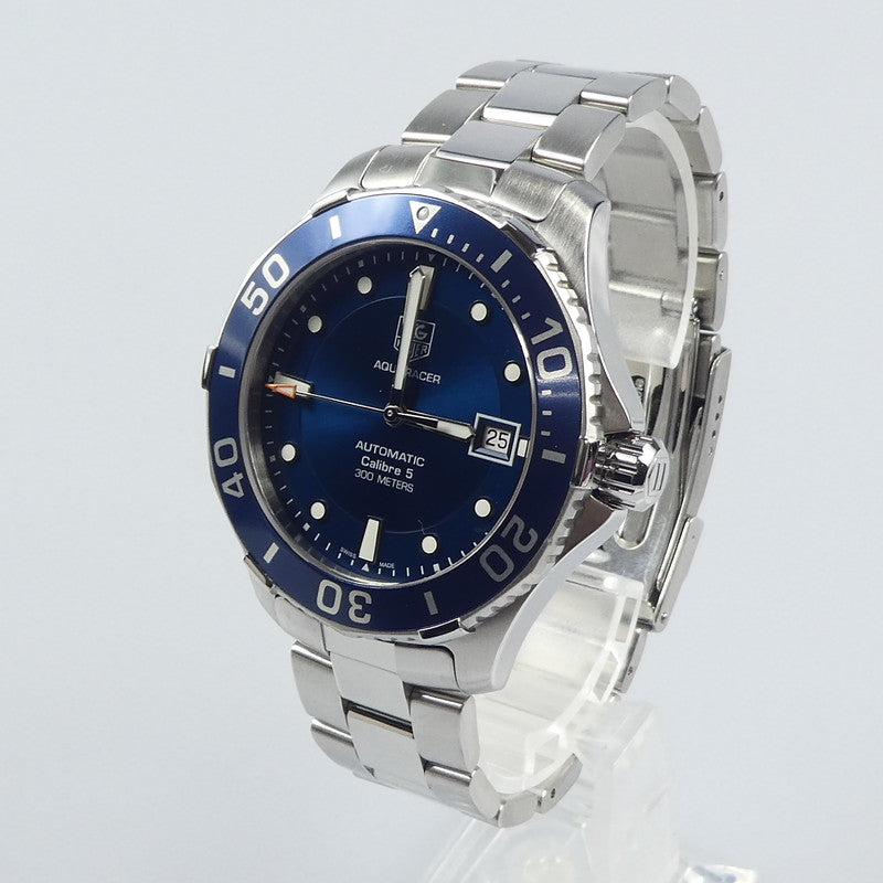 【中古】TAG HEUER | タグホイヤー Aquaracer Automatic Calibre 5 腕時計 WAN2111 シルバー