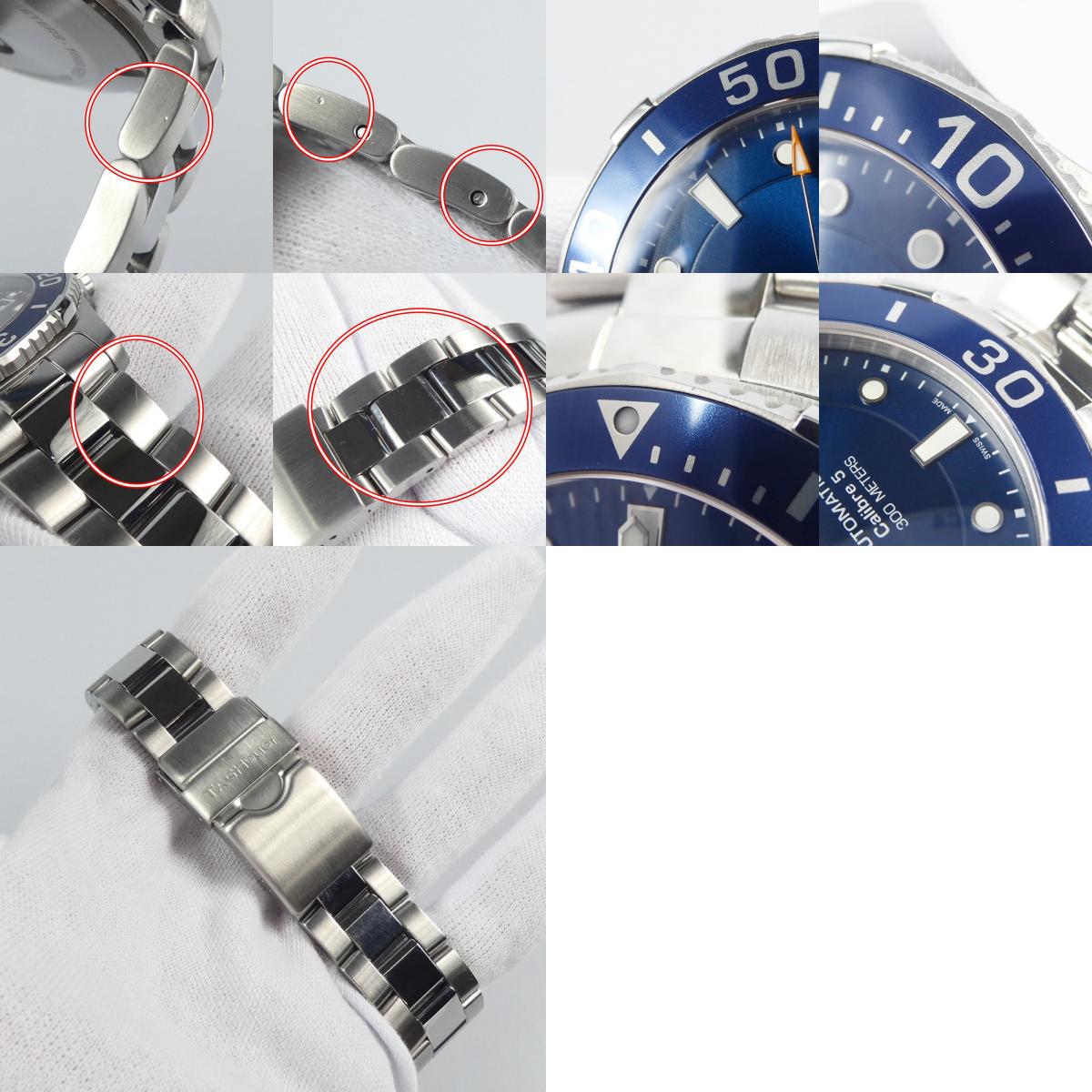 【中古】TAG HEUER | タグホイヤー Aquaracer Automatic Calibre 5 腕時計 WAN2111 シルバー