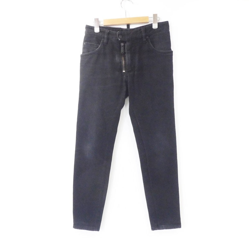 【中古】DSQUARED2 | ディースクエアード SKATER JEAN デニムパンツ S74LB0402 ブラック サイズ:46