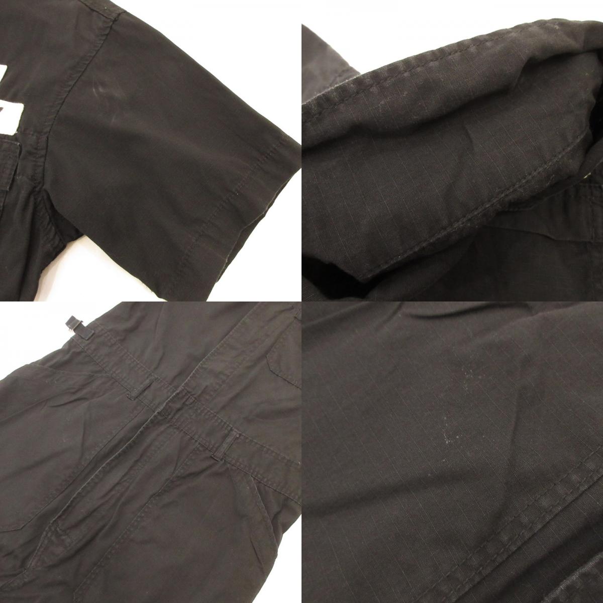 【中古】AVIREX | アヴィレックス NAVAL UTILITIY JUMP SUITS ツナギ 6196083 ブラック サイズ:M