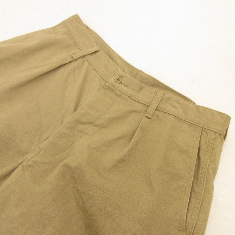【中古】Scye | サイ YARN EVENNESS CHINO WIDE SHORTS ショートパンツ 5116-81752 ベージュ サイズ:40