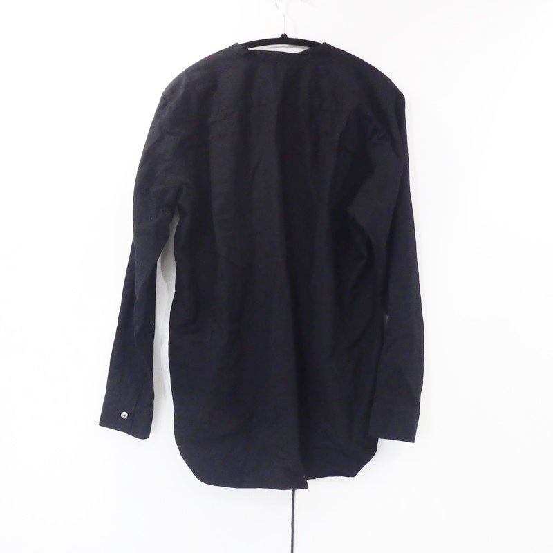 【中古】COMME des GARCONS HOMME PLUS | コムデギャルソンオムプリュス レースアッププルオーバーシャツ その他トップス PI-B030 ブラック