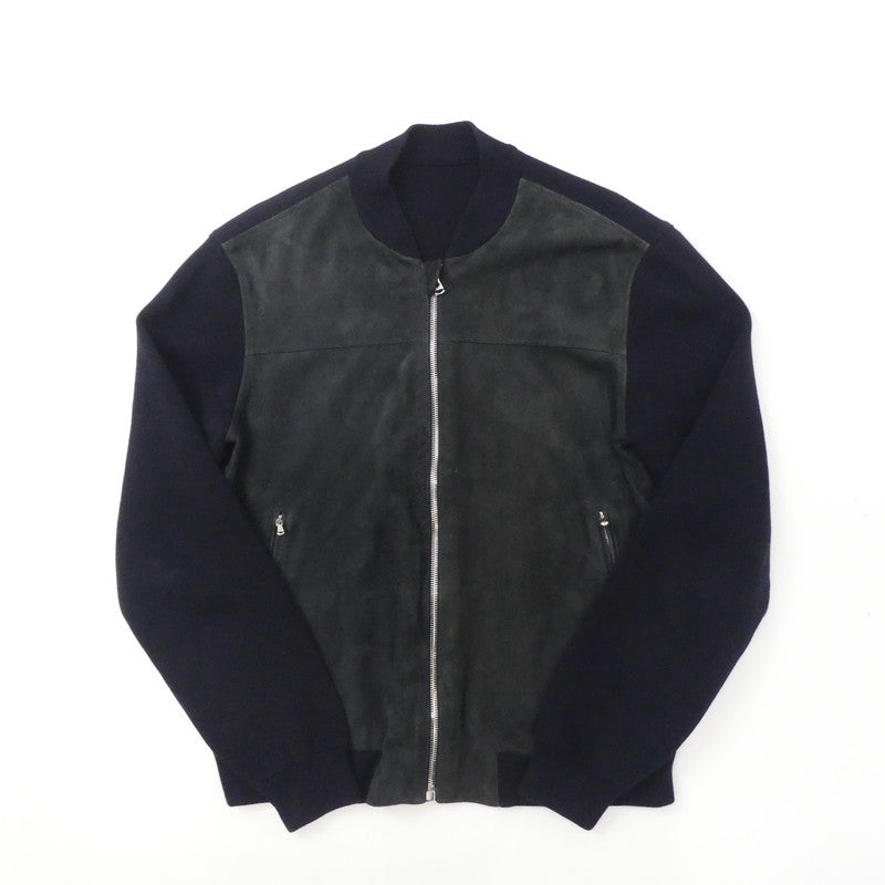 【中古】TOMORROWLAND | トゥモローランド スエード×ニットブルゾン ブルゾン 62-08-82-08004 サイズ:46