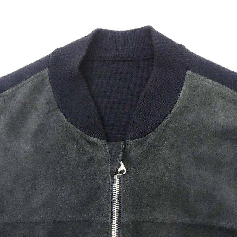 【中古】TOMORROWLAND | トゥモローランド スエード×ニットブルゾン ブルゾン 62-08-82-08004 サイズ:46