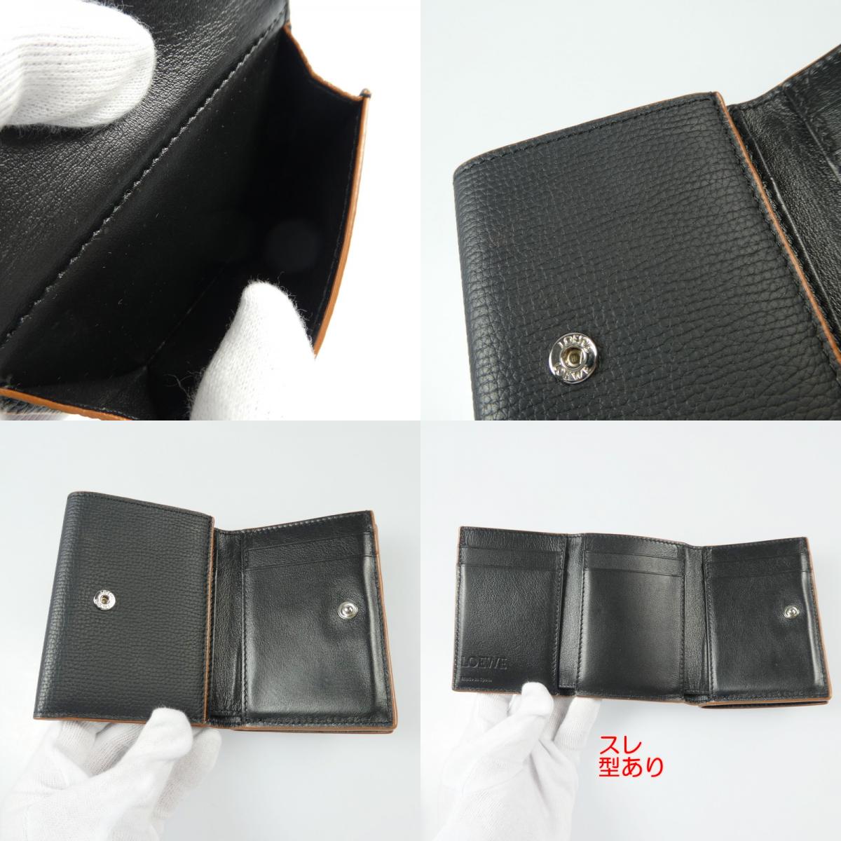 【中古】LOEWE | ロエベ アナグラムトライフォールド 三つ折り財布 C821TR2X02