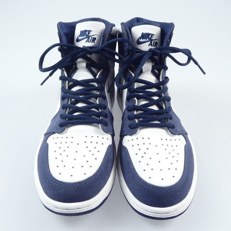 【中古】NIKE | ナイキ AIR JORDAN 1 RETRO HIGH OG CO.JP MIDNIGHT NAVY スニーカー DC1788-100 - 28.5cm