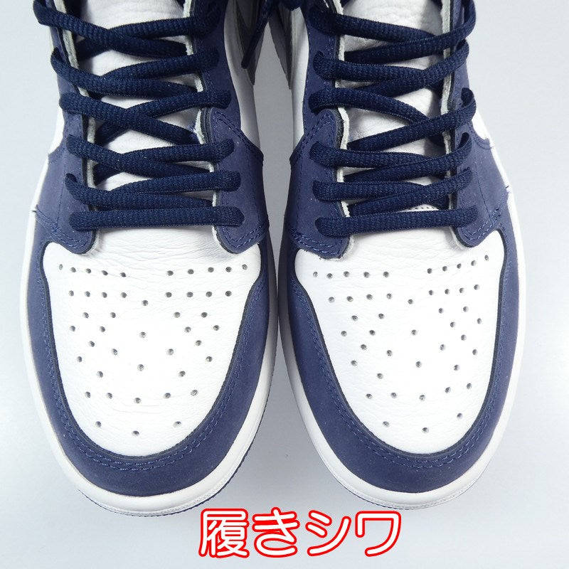 【中古】NIKE | ナイキ AIR JORDAN 1 RETRO HIGH OG CO.JP MIDNIGHT NAVY スニーカー DC1788-100 - 28.5cm