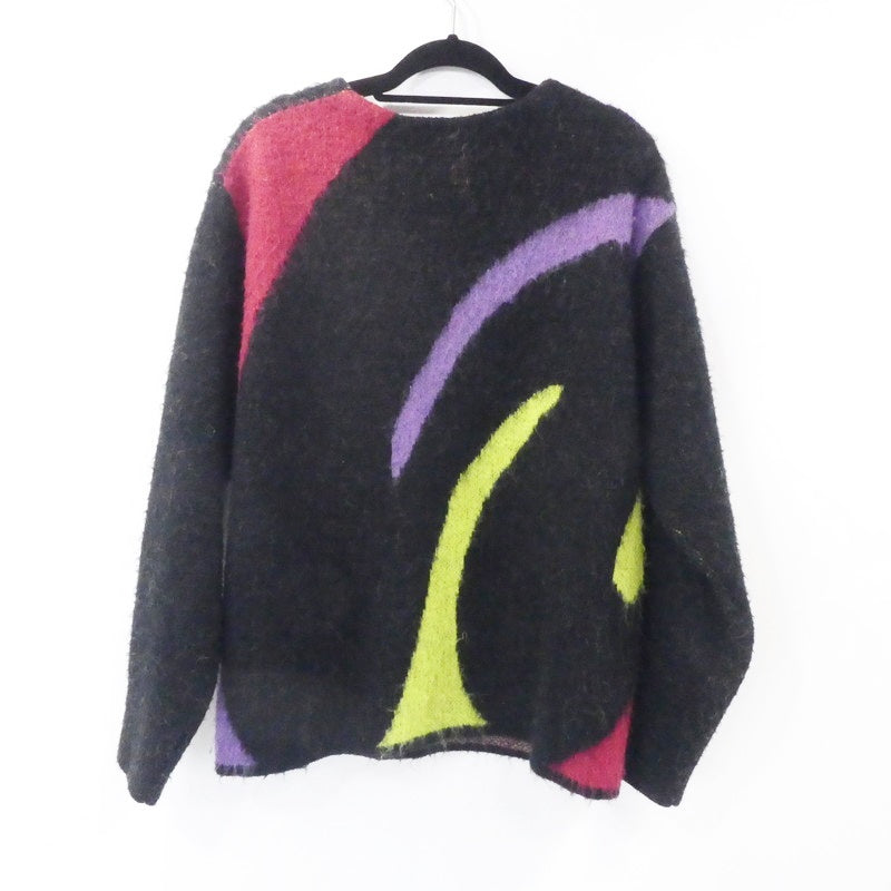 【中古】HUF | ハフ H-DOG CARDIGAN カーディガン ブラック サイズ:M