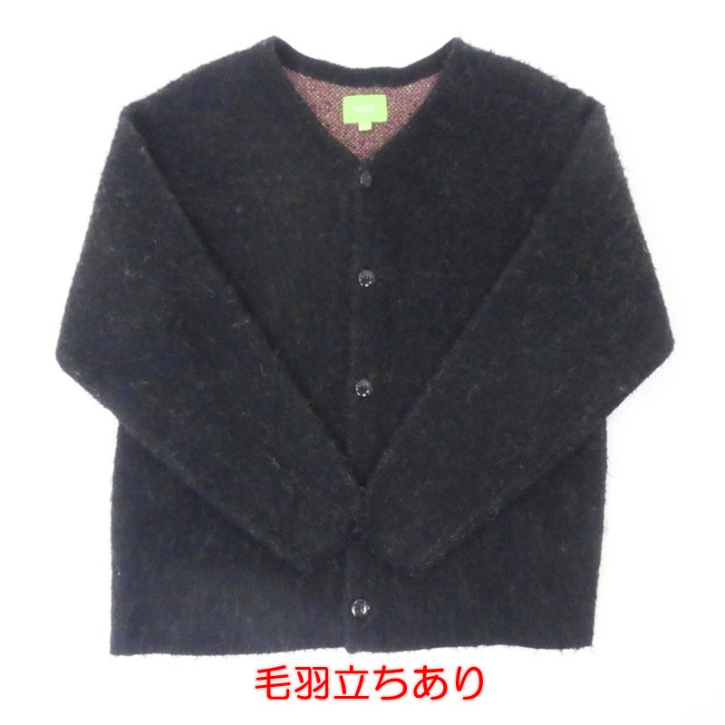 【中古】HUF | ハフ H-DOG CARDIGAN カーディガン ブラック サイズ:M