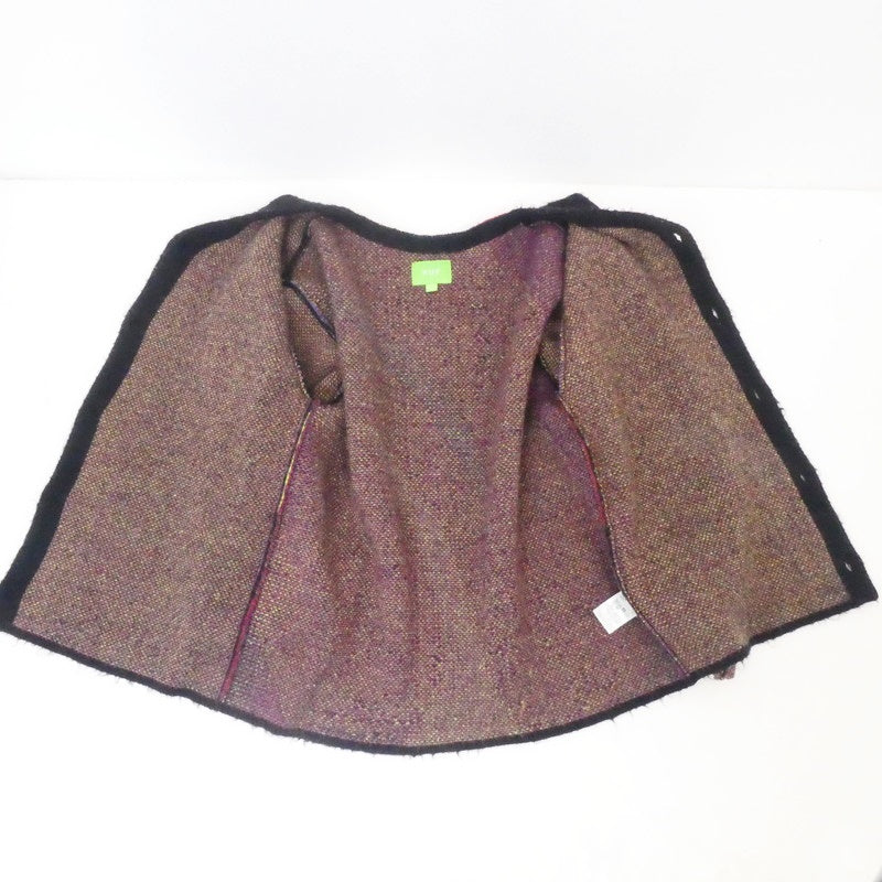 【中古】HUF | ハフ H-DOG CARDIGAN カーディガン ブラック サイズ:M