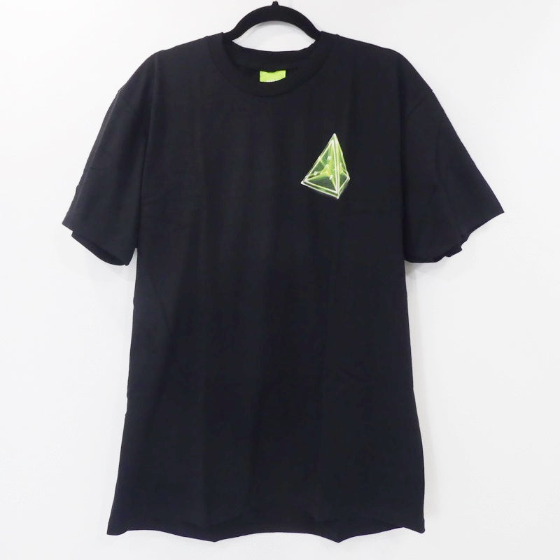 【中古】HUF | ハフ TESSERACT TRIPLE TRIANGLE S/S TEE 半袖Tシャツ TS01815 ブラック サイズ:L