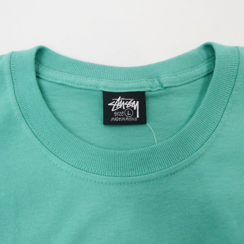 【中古】STUSSY | ステューシー 3 People Tee 半袖Tシャツ 21M1904683 グリーン サイズ:L