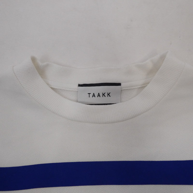 【中古】TAAKK | ターク what lies beneath スウェット TA20AW-JR054 ホワイト サイズ:2