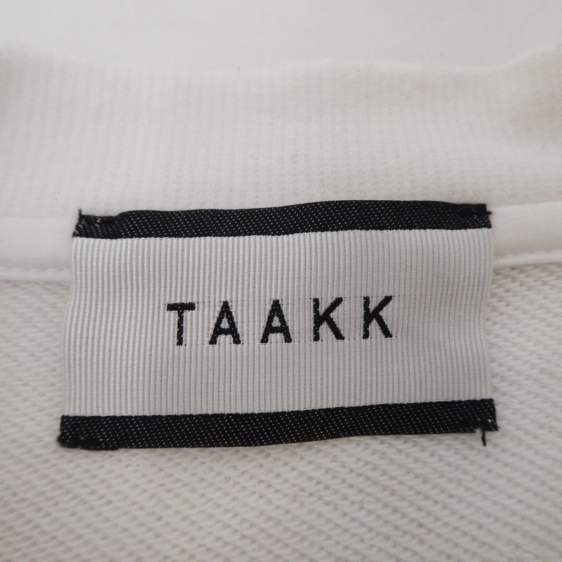 【中古】TAAKK | ターク what lies beneath スウェット TA20AW-JR054 ホワイト サイズ:2