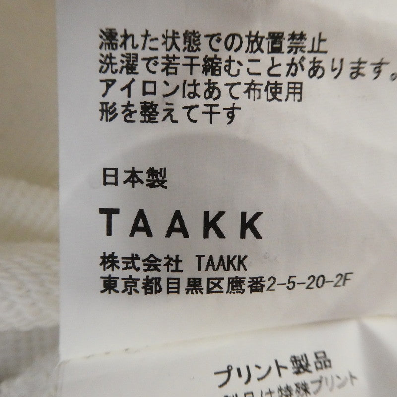 【中古】TAAKK | ターク what lies beneath スウェット TA20AW-JR054 ホワイト サイズ:2