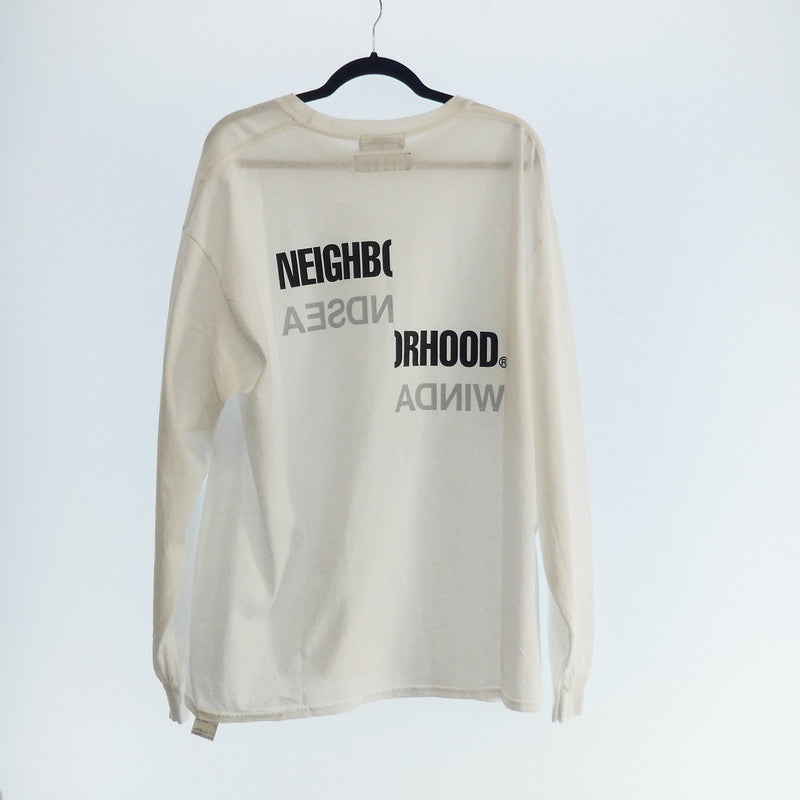 【中古】NEIGHBORHOOD | ネイバーフッド NHWDS-2/C-TEE 長袖Tシャツ 211ELWSN-LTM02S ホワイト サイズ:XL
