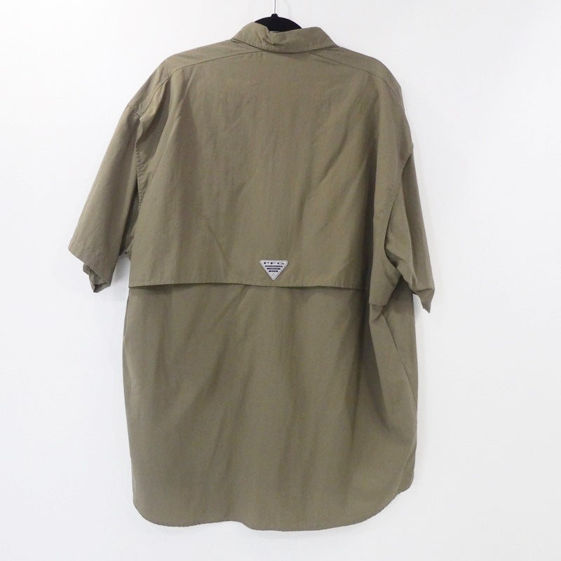 【中古】Columbia | コロンビア BAHAMA II S/S SHIRT 半袖シャツ FM7047 カーキ サイズ:L