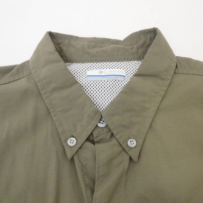 【中古】Columbia | コロンビア BAHAMA II S/S SHIRT 半袖シャツ FM7047 カーキ サイズ:L