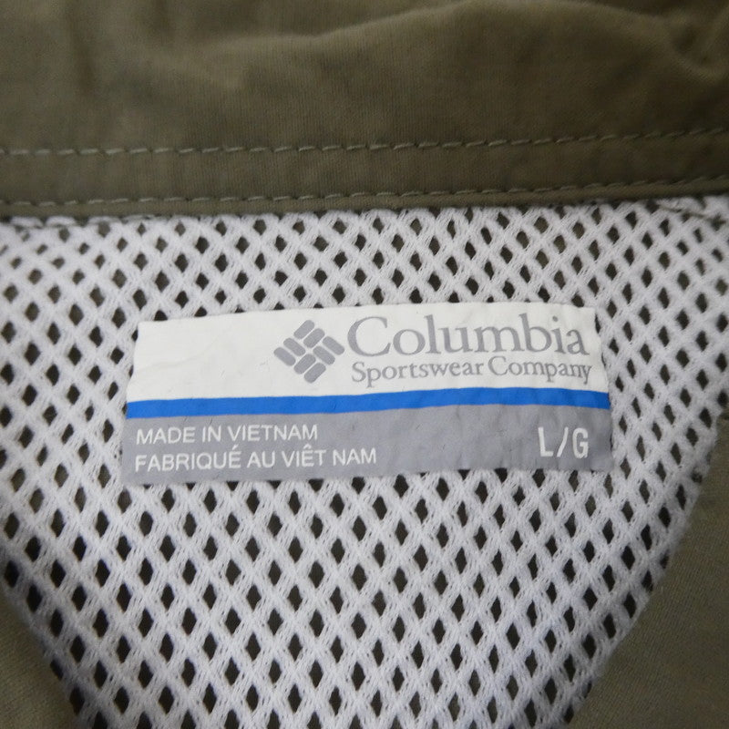 【中古】Columbia | コロンビア BAHAMA II S/S SHIRT 半袖シャツ FM7047 カーキ サイズ:L