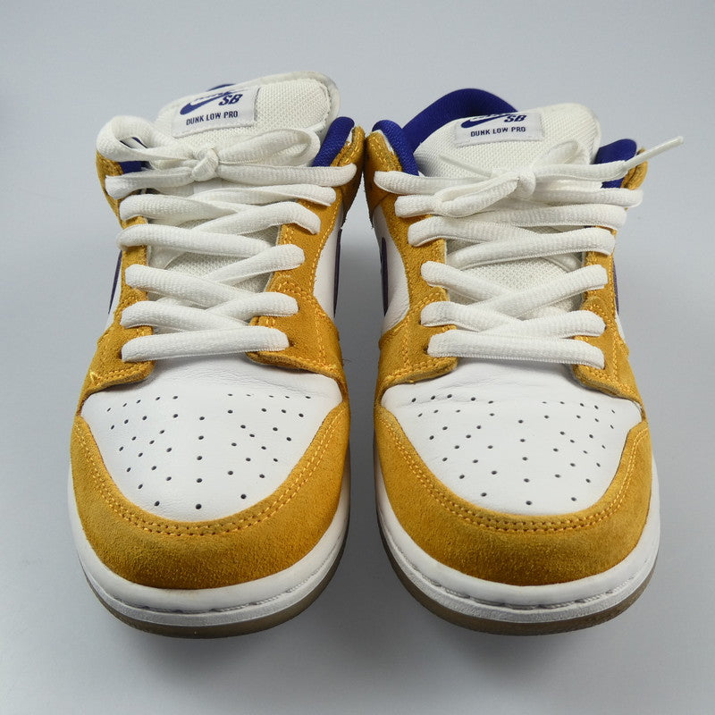 【中古】NIKE | ナイキ SB DUNK LOW PRO スニーカー BQ6817-800 26.5cm イエロー