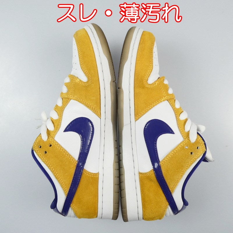 【中古】NIKE | ナイキ SB DUNK LOW PRO スニーカー BQ6817-800 26.5cm イエロー