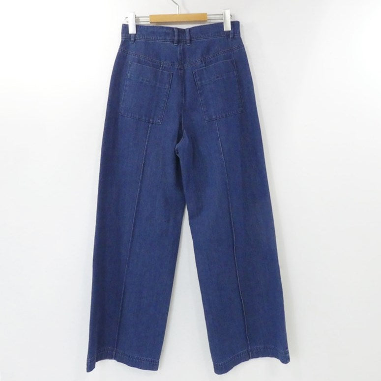 【中古】 ヘイジーデニム デニムパンツ 153-67411 インディゴ サイズ:M