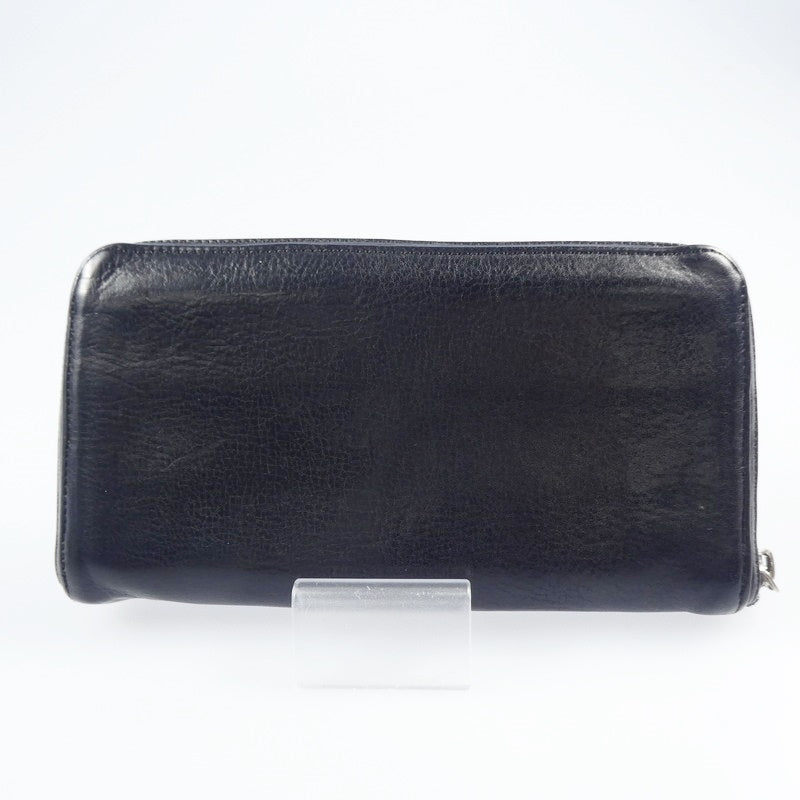 【中古】CHROME HEARTS | クロムハーツ REC F ZIP 長財布 ブラック