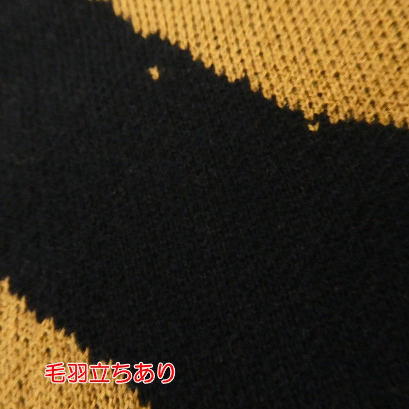 【中古】BAL | バル JACQUARD RAMIE CARDIGAN カーディガン ブラウン サイズ:XL
