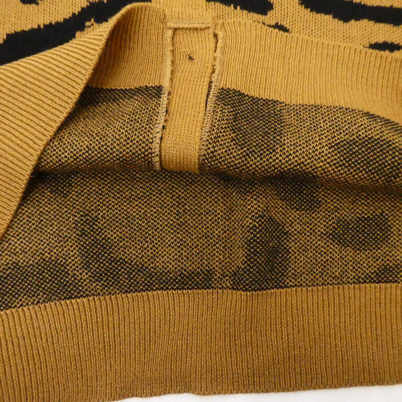 【中古】BAL | バル JACQUARD RAMIE CARDIGAN カーディガン ブラウン サイズ:XL
