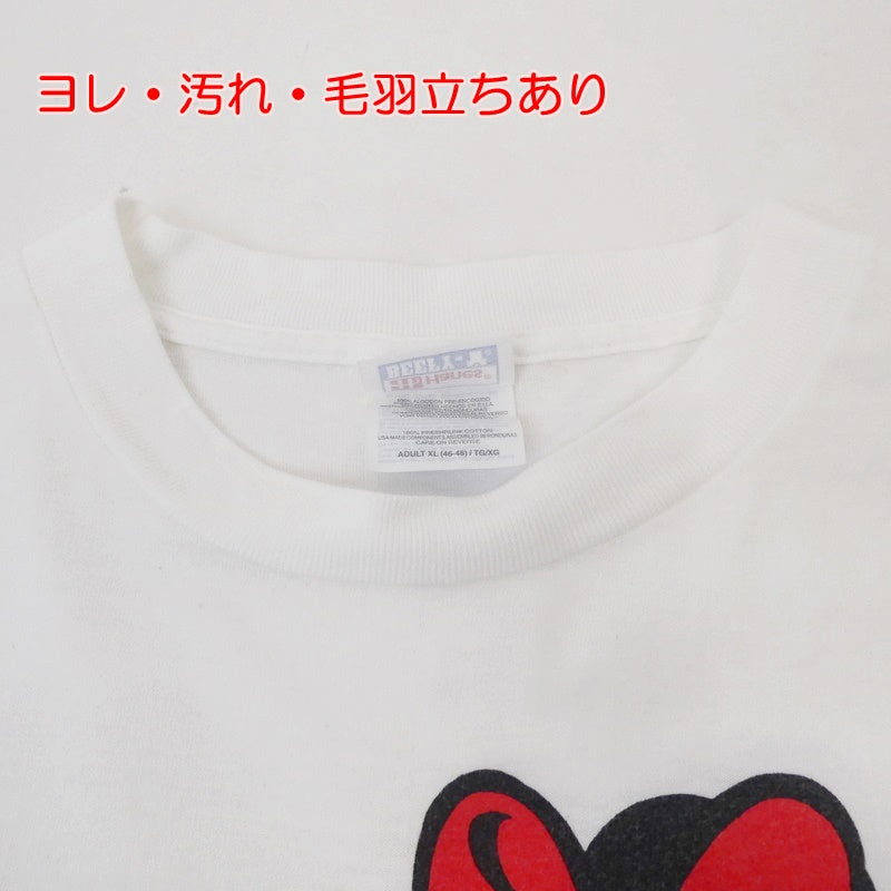 【中古】Hanes | ヘインズ ミニー・マウス 半袖Tシャツ ホワイト サイズ:XL