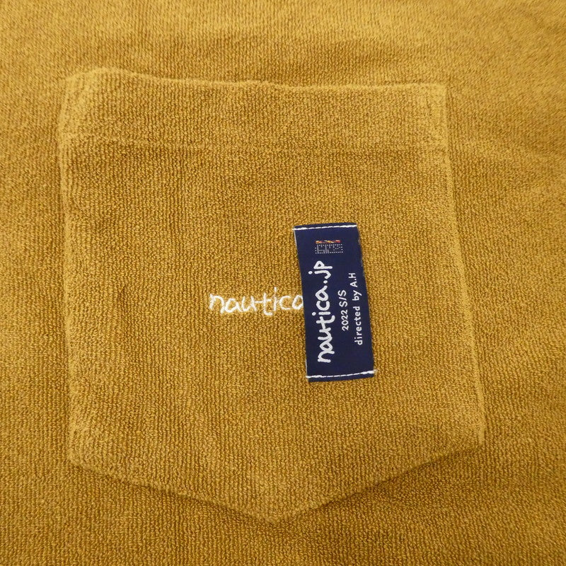 【中古】NAUTICA | ノーティカ Pile Pocket 半袖Tシャツ 222-1283 キャメル サイズ:L