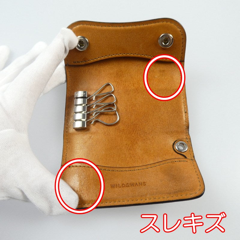 【中古】WILDSWANS | ワイルドスワンズ CLIPPER3/FGB/LC キーケース ブラウン